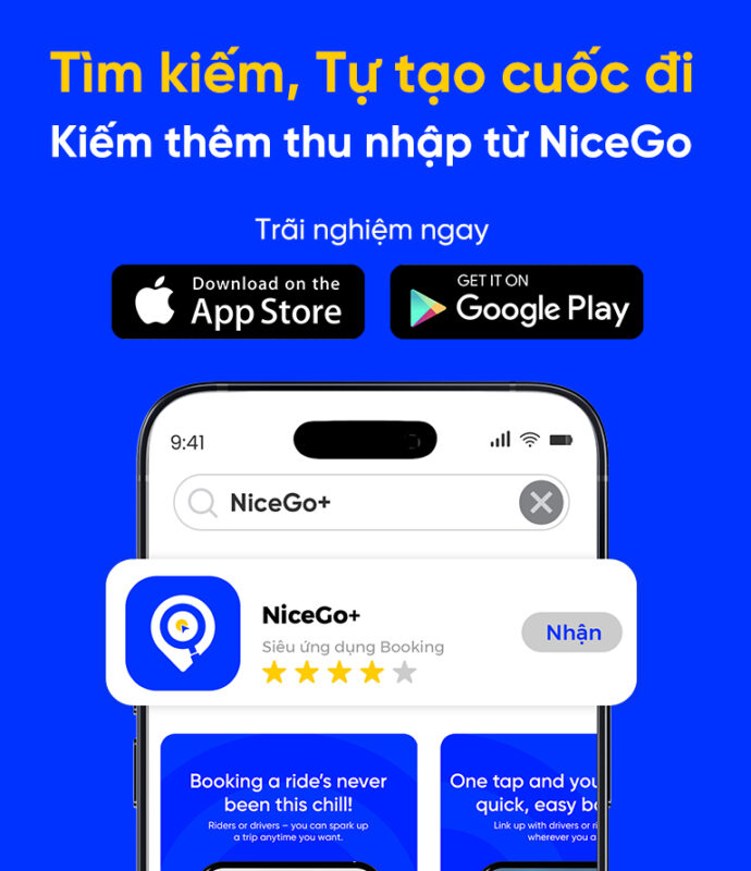 Trãi Nghiệm App NiceGo