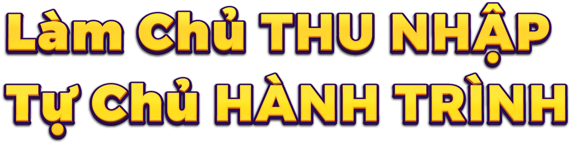 Làm chủ THU NHẬP - Tự chủ HÀNH TRÌNH cùng NiceGo