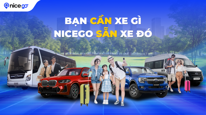 Tổng hợp các loại xe du lịch đời mới tại NiceGo giúp bạn dễ dàng lựa chọn.