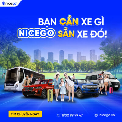 Tổng hợp các loại xe du lịch đời mới tại NiceGo giúp bạn dễ dàng lựa chọn.