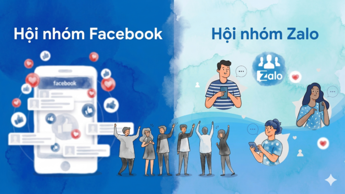 Cộng đồng/hội nhóm xe tiện chuyến trên Facebook và Zalo