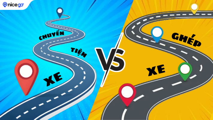 So sánh xe ghép và xe tiện chuyến giúp lựa chọn hình thức di chuyển phù hợp